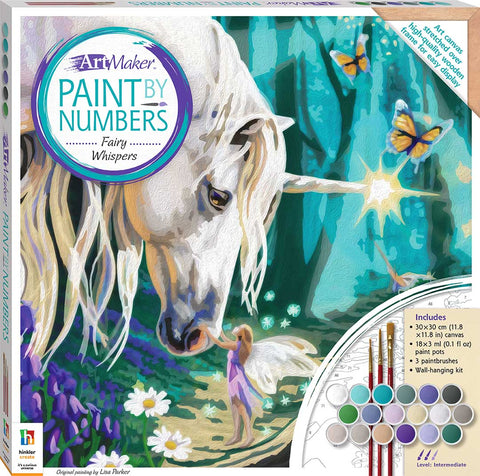 Paint by Numbers Canvas: Fairy Whispers (medium)