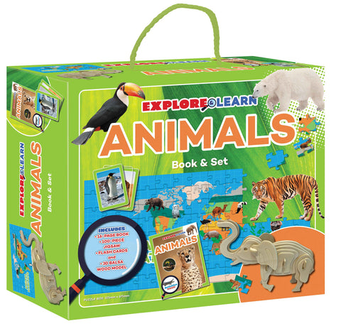 Explore & Learn Book Kit Animals Explorer