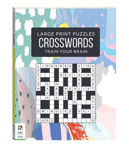Large Print Puzzle Book - Crossword