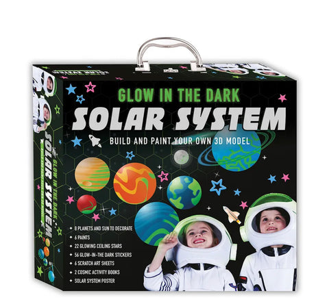 Craft Glow in the Dark Solar System Deluxe Gift Box Kit Activity