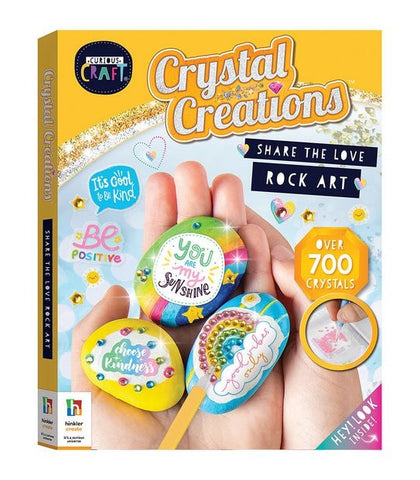 Curious Craft: Crystal Creations Share the Love Rock Art
