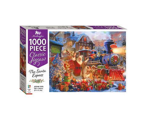 Santa Express 1000-piece Christmas Jigsaw Puzzle Kids Play Toy