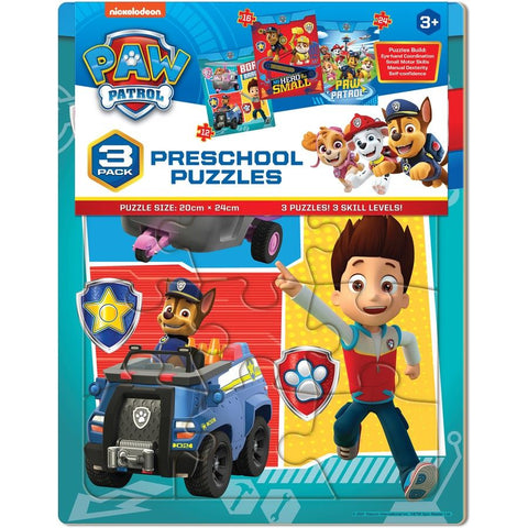 Paw Patrol Preschool 52 Piece Jigsaw Puzzles 3 Pack