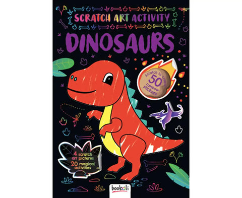Hinkler Scratch Art Dinosaurs Activity Book