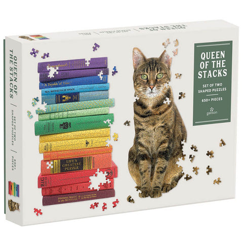 Queen of The Stacks Puzzle Set 2pce