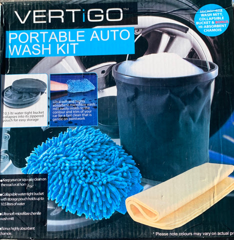 Portable auto wash kit