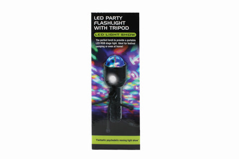 LED Party Flashlight with Tripod