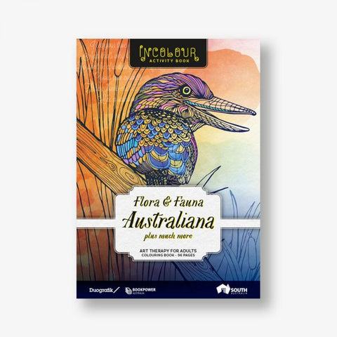 Flora & Fauna Australiana adult colouring book