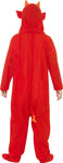 Smiffy’s Children’s Unisex All In One Devil Costume, Jumpsuit with Hood, Party Animals, Colour: Red, Size: S