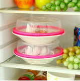 stackable Fresh plate lid food cover storage