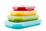 4PC Collapsible Silicone Container Set