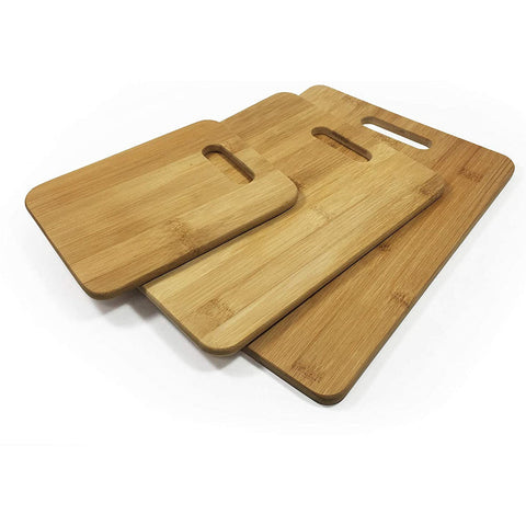 Gourmet Kitchen Bamboo Cutting Board 3-Piece Set