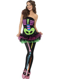 Fever Neon Skeleton Costume