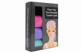 Erase Your Face Reusable Towels 4 pack