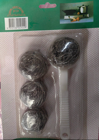 2 sets of Stainless Steel Scrubber