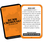 University Games Dumb Criminals Board Game