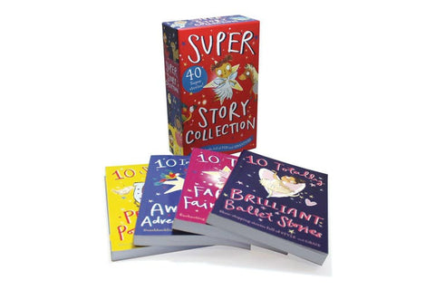 Super Story Collection 40 Book Set Ballet, Fairy, Adventure & Pony Kids Gift