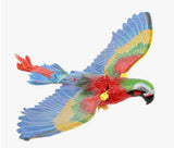 Light Parrot Will Fly Glow Vocal Bird Hanging Line Parrot Hovering Music Fash Parrot Children's Toy Gift