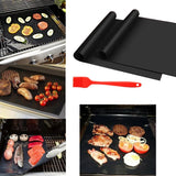 Non-Stick BBQ Grill Mat Pad  Baking Mat Cooking Grilling Sheet Reusable Heat Resistance Easily Cleaned Kitchen For Party