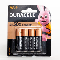 Duracell Alkaline Batteries AA 4PK x2