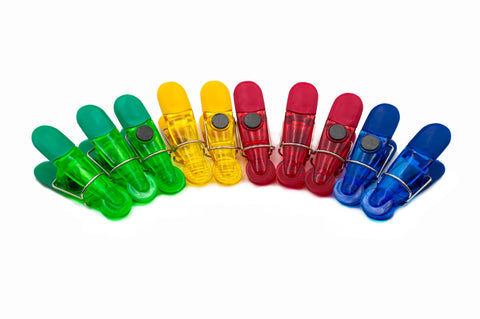 Magnetic Multi-Colour Clip - Set of 10