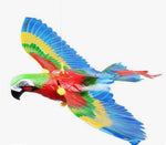 Light Parrot Will Fly Glow Vocal Bird Hanging Line Parrot Hovering Music Fash Parrot Children's Toy Gift