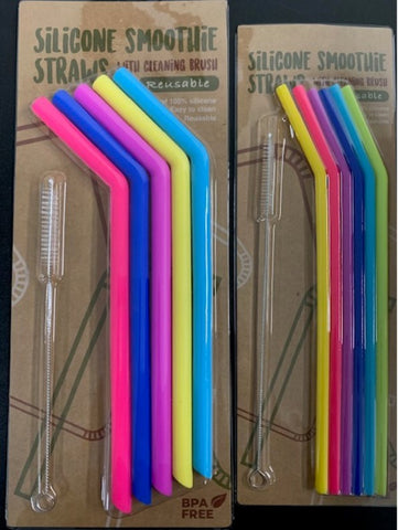 Silicone Straws set of 2 (11pcs)