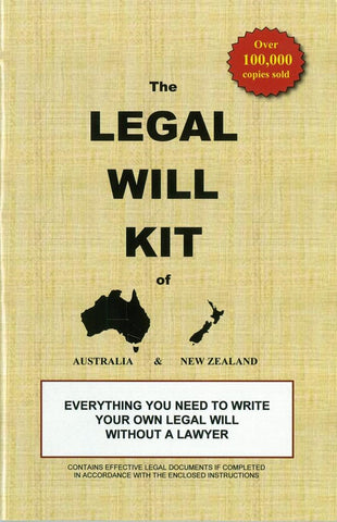 Legal Will Kit of Australia and NZ