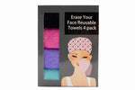 Erase Your Face Reusable Towels 4 pack