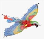 Light Parrot Will Fly Glow Vocal Bird Hanging Line Parrot Hovering Music Fash Parrot Children's Toy Gift