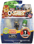 Ooshies Set 4 "Marvel Series 1" Action Figure (4 Pack)