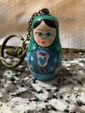 Babushka Russian key chain