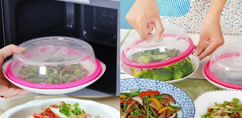stackable Fresh plate lid food cover storage