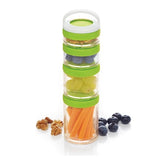 Stackable Snack Containers Set of 4