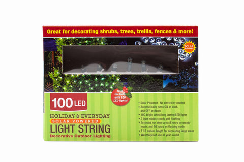 100 LED Solar String lights