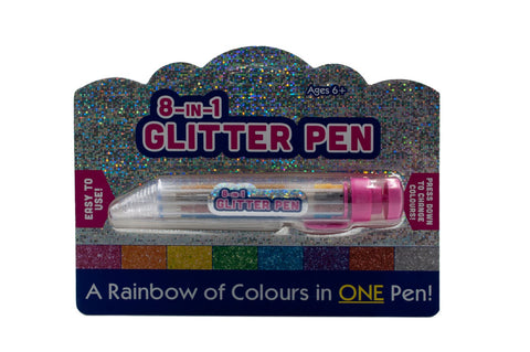 8 in 1 Glitter Pen