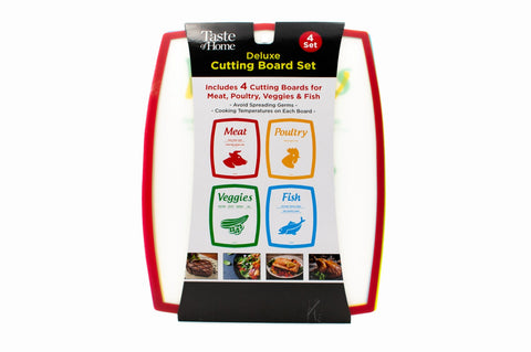 Deluxe Cutting Board Set of 4