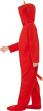 Smiffy’s Children’s Unisex All In One Devil Costume, Jumpsuit with Hood, Party Animals, Colour: Red, Size: S