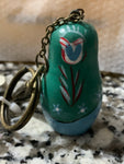 Babushka Russian key chain