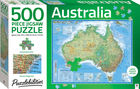 Puzzlebilities: Australia 500 Piece Jigsaw Puzzle