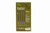 Bamboo Toothbrush Set Of 4 With Case